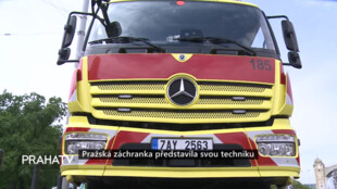 Pražská záchranka představila svou techniku