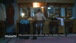 Díky pantomimě můžu křičet, říká mim Radim Vizváry