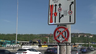Zahájení oprav Barrandovského mostu se blíží