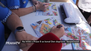 Na hřišti v Praze 8 se konal Den dopravní bezpečnosti