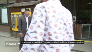 Lanovka v pražské Zoo svezla devítimiliontého cestujícího