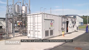 Praha má v provozu novou biometanovou stanici
