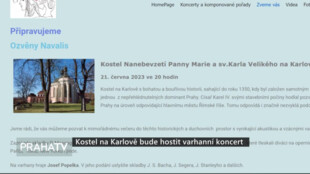 Kostel na Karlově bude hostit varhanní koncert