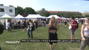 PVK na VědaFestu v Praze 6 předvedly úpravu pitné vody
