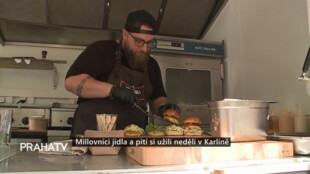 Millovníci jídla a pití si užili neděli v Karlíně