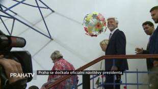 Praha se dočkala oficiální návštěvy prezidenta