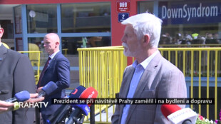 Prezident se při návštěvě Prahy zaměřil i na bydlení a dopravu