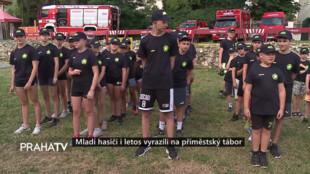 Mladí hasiči i letos vyrazili na příměstský tábor