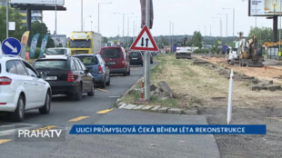 Ulici Průmyslová čeká během léta rekonstrukce