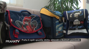 Praha 6 opět spustila sbírku aktovek a školních pomůcek