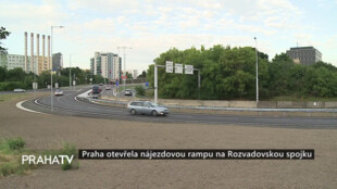 Praha otevřela nájezdovou rampu na Rozvadovskou spojku