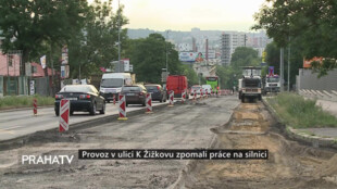 Provoz v ulici K Žižkovu zpomalí práce na silnici