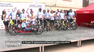 V Praze 8 odstartoval Handy cyklo maraton