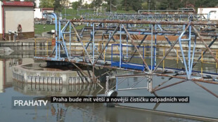 Praha bude mít větší a novější čističku odpadních vod