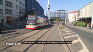 Praha opraví trať mezi Jičínskou a Seifertovou