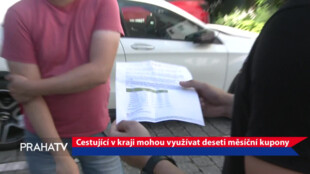 Cestující v kraji mohou využívat deseti měsíční kupony