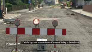 Začala oprava komunikace Červené Vršky v Benešově