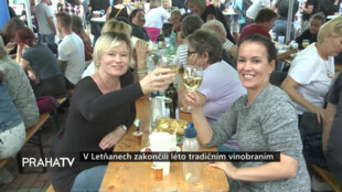 V Letňanech zakončili léto tradičním vinobraním