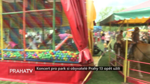 Koncert pro park si obyvatelé Prahy 13 opět užili