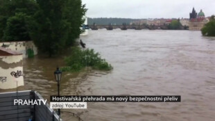 Hostivařská přehrada má nový bezpečnostní přeliv