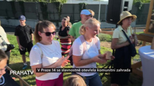 V Praze 14 se slavnostně otevřela komunitní zahrada