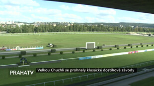 Velkou Chuchlí se prohnaly klusácké dostihové závody