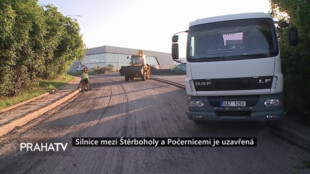 Silnice mezi Štěrboholy a Počernicemi je uzavřená