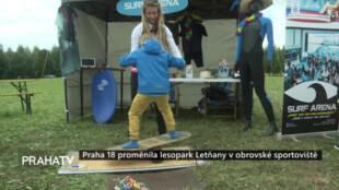 Praha 18 proměnila lesopark Letňany v obrovské sportoviště