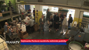 Hejtmanka Pecková navštívila mělnické podniky