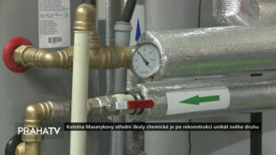 Kotelna Masarykovy střední školy chemické je po rekonstrukci unikát svého druhu