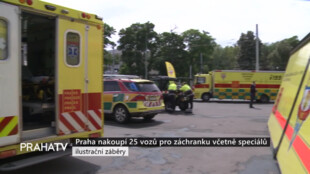 Praha nakoupí 25 vozů pro záchranku včetně speciálů