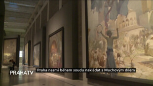 Praha nesmí během soudu nakládat s Muchovým dílem