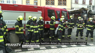 Praha poskytne hasičům dotaci na úpravu nových vozidel