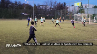 Fotbalisté z SK Hostivař se utkali na Sportovním dnu mládeže