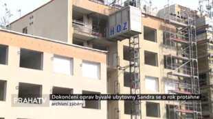 Dokončení oprav bývalé ubytovny Sandra se o rok protáhne