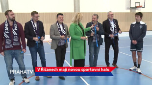 V Říčanech mají novou sportovní halu