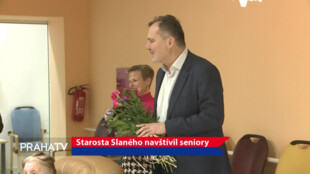 Starosta Slaného navštívil seniory