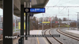 Rajská zahrada se dočkala železniční stanice