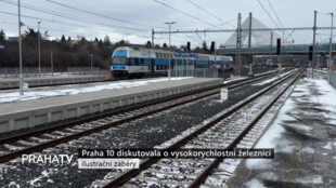 Praha 10 diskutovala o vysokorychlostní železnici