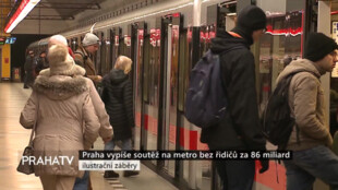 Praha vypíše soutěž na metro bez řidičů za 86 miliard