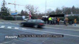 Šestka má na Babě nové interaktivní infopanely