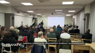 Letňany představily obyvatelům budoucí rychloželeznici