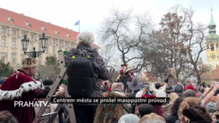 Centrem města se prošel masopustní průvod