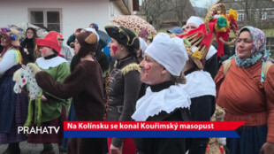 Na Kolínsku se konal Kouřimský masopust