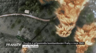 Dvojka si připomněla bombardování Prahy v roce 1945