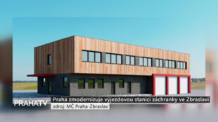 Praha zmodernizuje výjezdovou stanici záchranky ve Zbraslavi