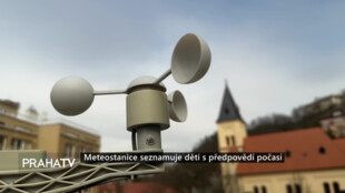 Meteostanice seznamuje děti s předpovědí počasí