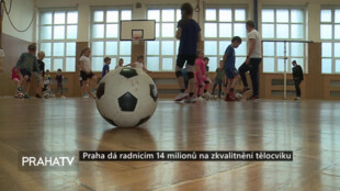 Praha dá radnicím 14 milionů na zkvalitnění tělocviku