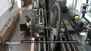 Lanová dráha na Petřín prošla pravidelným servisem