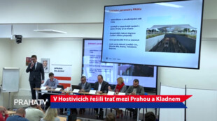 V Hostivicích řešili trať mezi Prahou a Kladnem